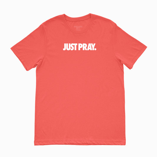 Just Pray Tee - Suburban Red/White